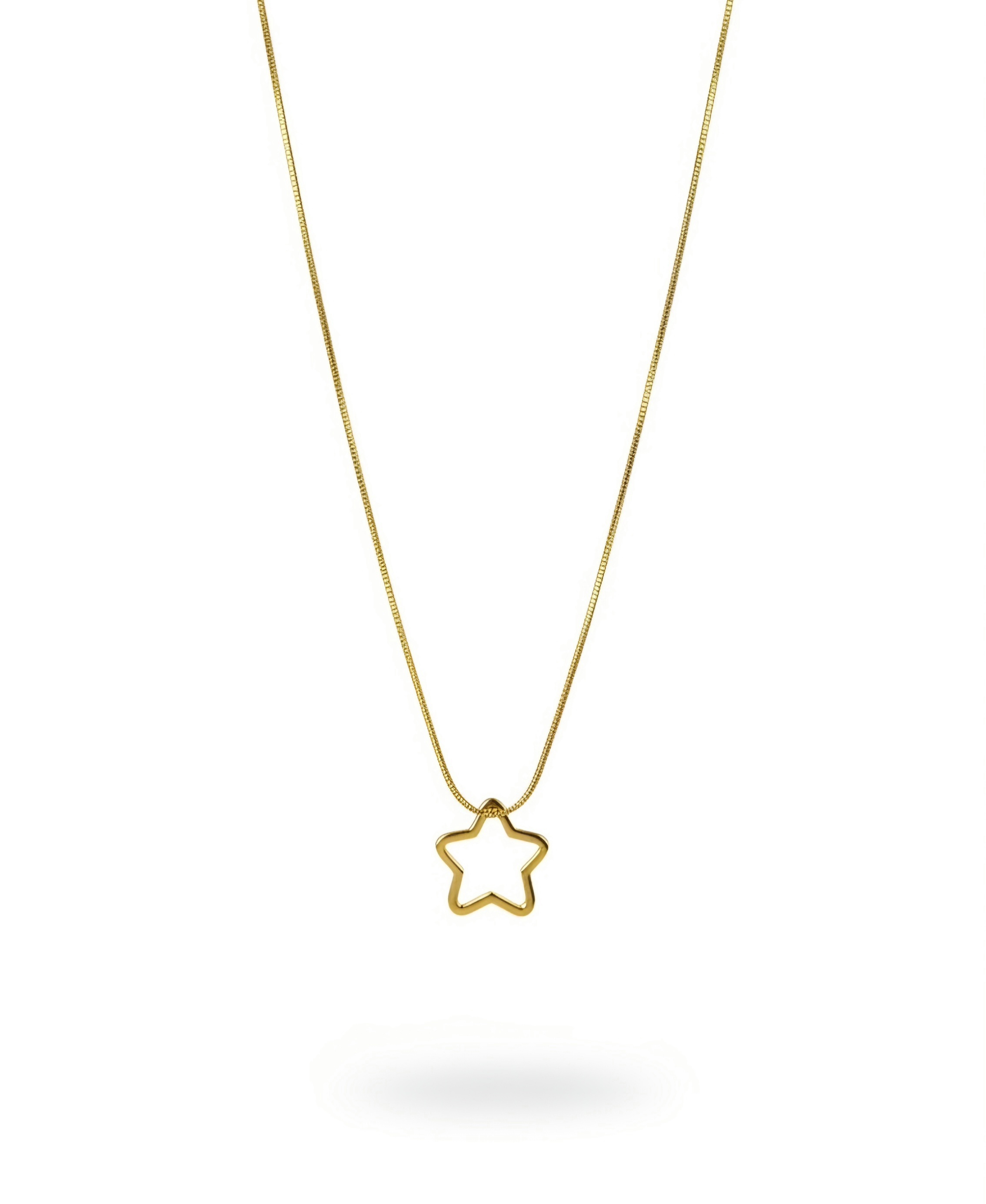 Hollow Star Slide Necklace